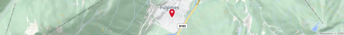 Kartendarstellung des Standorts für Stubaital-Apotheke in 6166 Fulpmes